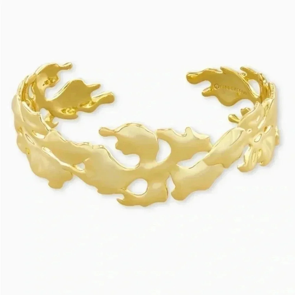 Kendra Scott Savannah Cuff In Gold - Picture 6 of 6